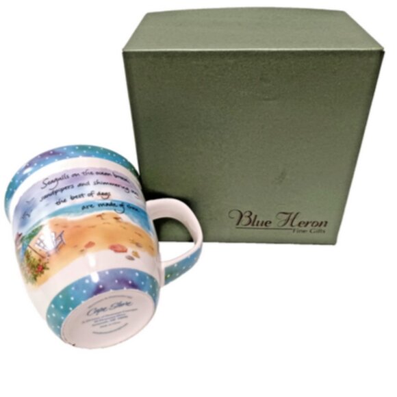 Blue Heron Fine Gifts Cape Shore Collectible Coffee Mug NEW RARE COLLECTIBLE - Picture 5 of 7